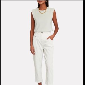 Jonathan Simkhai Standard Channing Bodysuit in Stone NWT